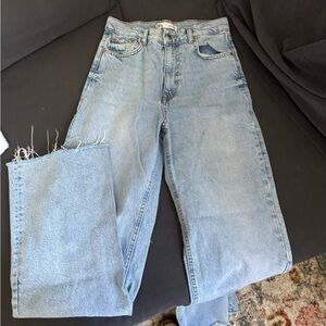 Zara 90s Full Length Denim Jeans